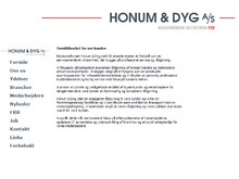 Revisionsfirmaet Honum & Dyg Registreret Revisionsaktieselskab